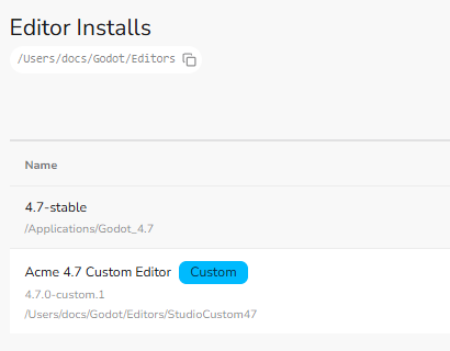 Use Custom Godot Builds
